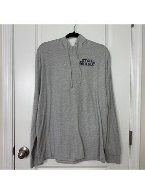 Star Wars Disney Parks Gray Hoodie With Front & Back Graphic Size M